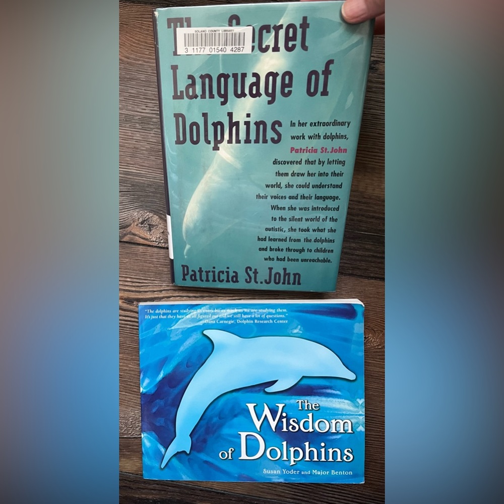 BUNDLE of 2 - The Secret Language of Dolphins and The Wisdom of Dolphins Books